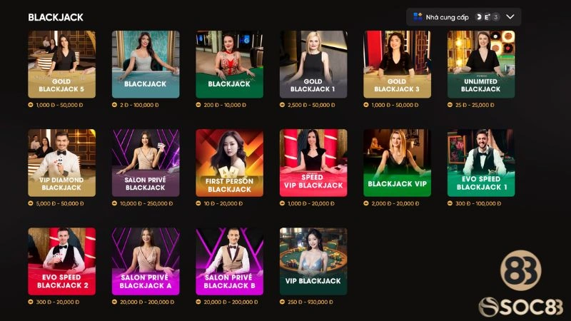 Blackjack có luật chơi minh bạch và tỉ lệ thắng cực kỳ cạnh tranh