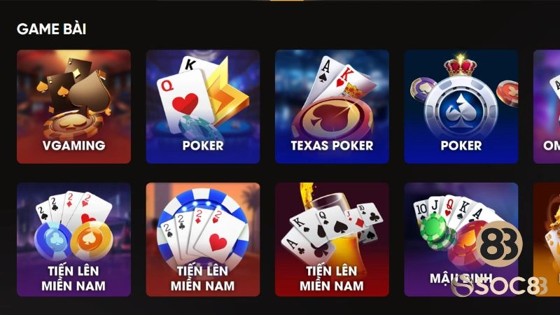 Game bài đổi thưởng hấp dẫn với tỷ lệ trả thưởng cao