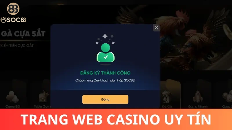 Hướng dẫn chơi game tại trang web Casino uy tín Soc88