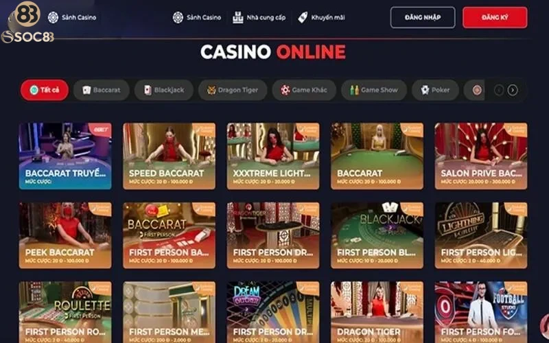 Bỏ túi các lưu ý quan trọng khi đánh baccarat tại Soc88